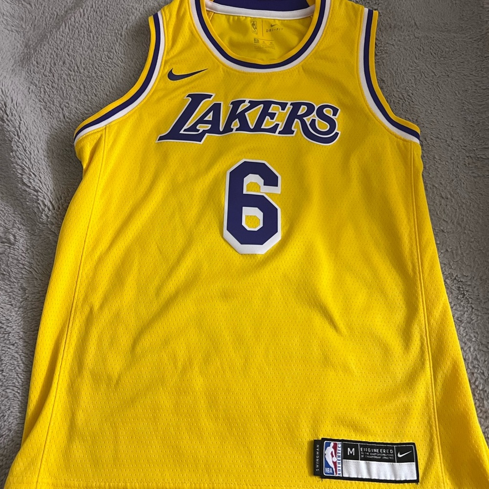 LeBron James Nike NBA Lakers jersey